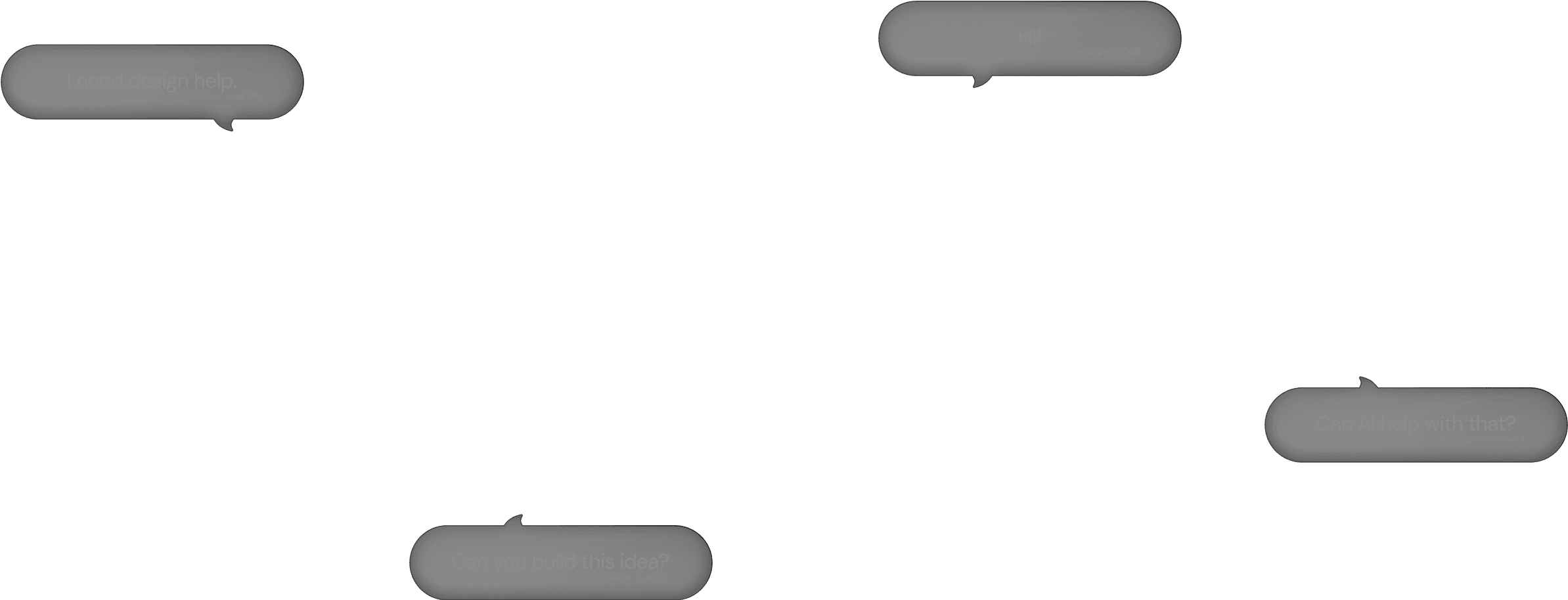 chat bubbles