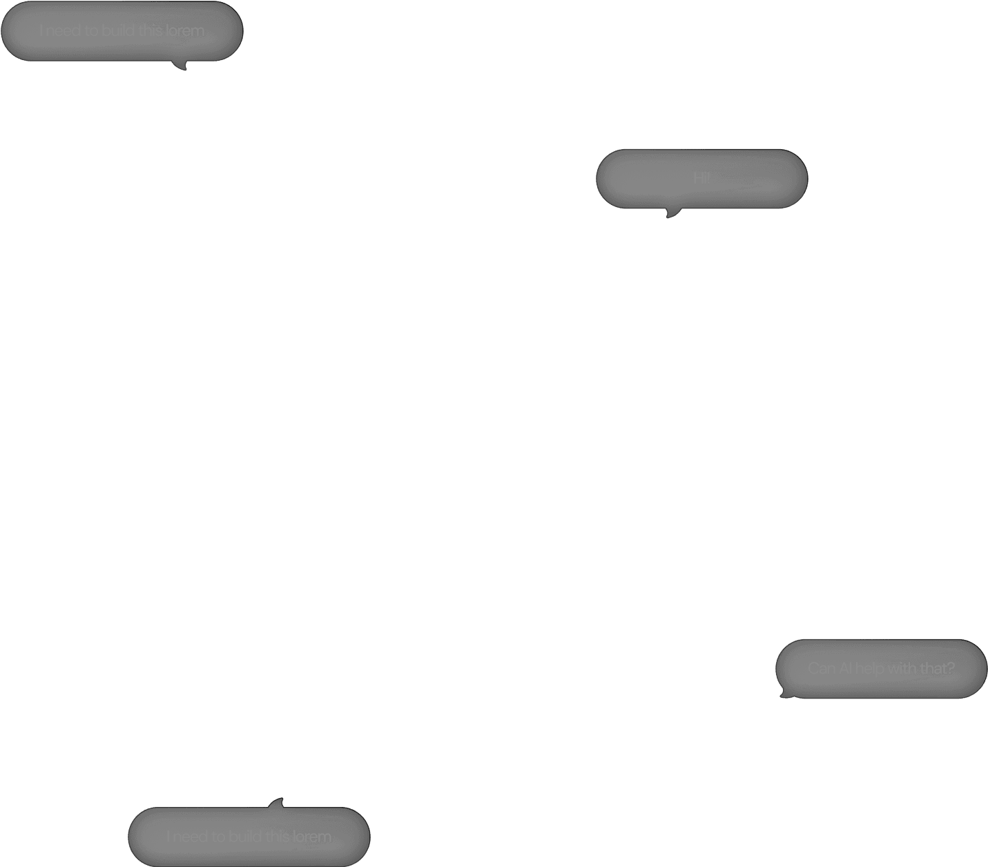chat bubbles